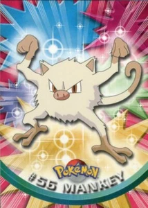 Mankey - #56 Series 1 (Topps) Pokemon Card - NM/M - Picture 1 of 2