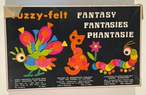 Vintage 60s Fuzzy Felt Fantasy 60s Groovy Toy - Bild 1 von 4
