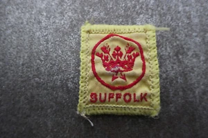 Suffolk Woven Cloth Patch Badge (L16S) - Picture 1 of 2