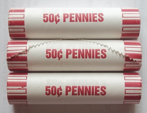 3 X 2013 LINCOLN SHIELD PENNY ROLLS Cover