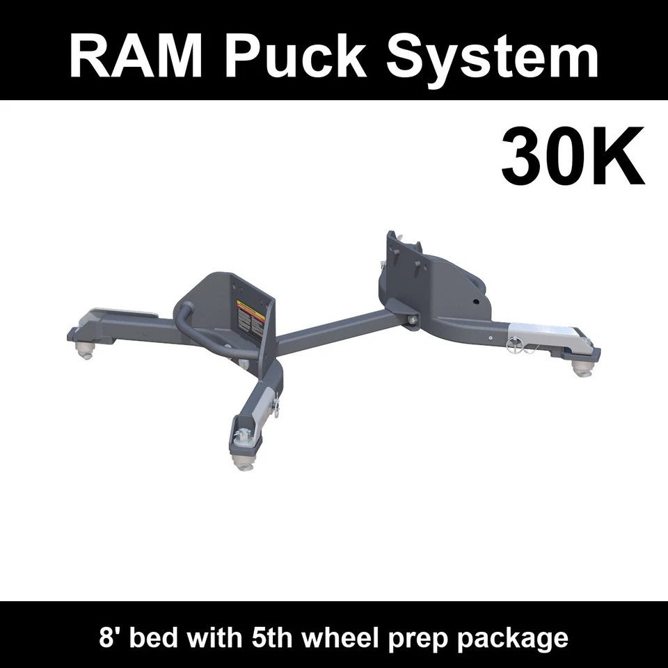 Кровать CURT 2013-2024 Ram 3500 8 футов с ножками системы подготовки шайб 5-го колеса - Изображение 1 из 1