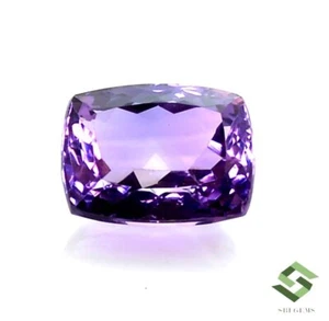 Certified Natural Amethyst Cushion Cut 20x15 mm 20.37 CTS Faceted Loose Gemstone - Picture 1 of 7