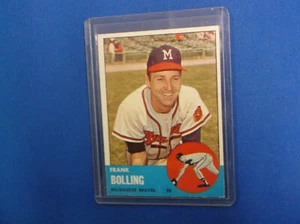 1963 Topps Baseball Hi # 570 Frank Bolling EX + - Picture 1 of 2