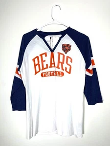 NFL Chicago Bears Women's 3/4 Sleeve Shirt White, Medium - NWT - Picture 1 of 7