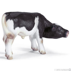 NEW Schleich 13615 Holstein Calf Suckling - Farm Animals Cow Bovine