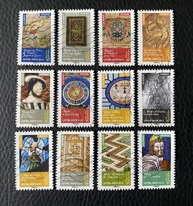 Série « Objets d’art de la Renaissance » - 12 timbres France année 2014 - V83 - Foto 1 di 1