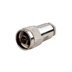 N Type Male Plug Clamp Connector for RG58 LMR-195 RG400 RG142 Coaxial Cable - Picture 1 of 3