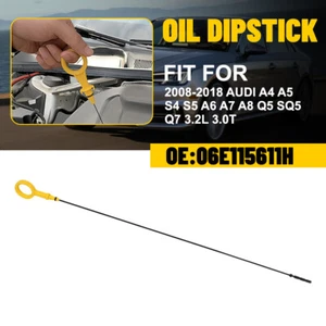 OIL LEVEL CHECK DIPSTICK FOR 08-18 AUDI A4 A5 S4 S5 A6 A7 A8 Q5 SQ5 Q7 3.2L 3.0T - Picture 1 of 9