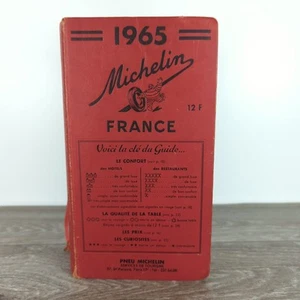 Vintage 1965 Michelin Guide France - Good Condition - FREE P&P - Picture 1 of 6