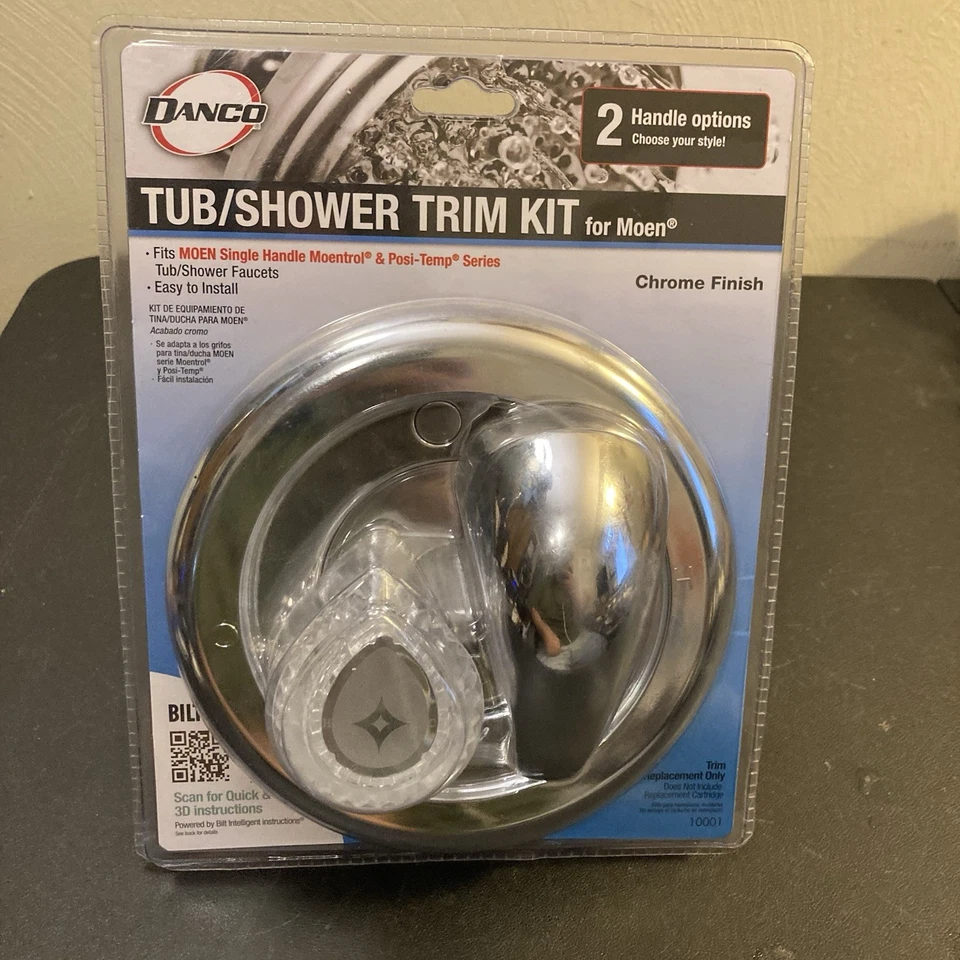 Danco Moen Tub & Shower Trim Kit Chrome 10001