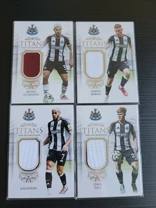 2024-25 Futera Newcastle Club Live Set Of 4 Titan Match Worn Memorabilia - Picture 1 of 2