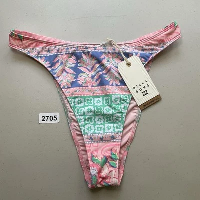 Parte inferior de bikini Billabong grande multicolor Secret Paradise Havana calce escaso Foto 1 de 4