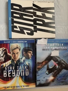 Star Trek Trilogy: The Kelvin Timeline (Blu-ray) Missing 3D Blu-ray No Digital - Picture 1 of 4