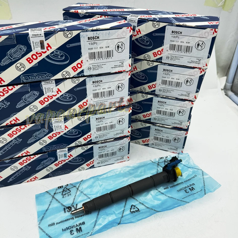 8pcs Diesel Fuel Injector 0445117024 For 11-14 Ford Power Stroke 6.7L BC3Z9H529A - Imagem 1 de 4