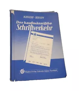 kruse-heun der kaufmannifche schiftverkehr BOOK Jager Heun German paperback 1960 - Picture 1 of 5