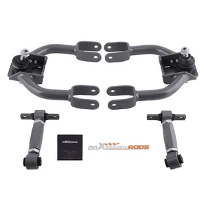 Adjustable Front Upper + Rear Camber Arm Kit for 92-95 Honda Civic 94-01 Integra - Picture 1 of 10