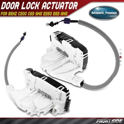 2x Actuadores de cerradura de puerta con 8 pines para Mercedes Benz W204 C300 W212 E350 delantero Foto 1 de 4
