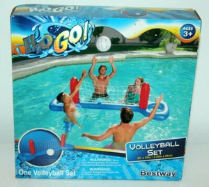 H20 GO! AUFBLASBARES SPIELSPASS VOLLEYBALL-SET 8 FUSS X 25 ZOLL AB 3 JAHREN - Bild 1 von 3