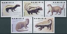 Namibia 2021 MNH Wild Animals Stamps Mustelids Weasels Badgers Otters 5v Set C