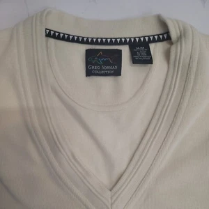 Greg Norman Vest M/M Cream  Color - Picture 1 of 5