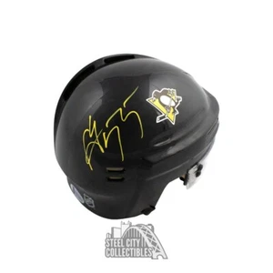 Sergei Gonchar Autographed Pittsburgh Penguins (Black) Mini Hockey Helmet - BAS - Picture 1 of 1