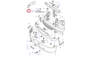 Original Ford 1018819 Deflector Front Carriage And Grille Ford Transit Ey New - Picture 1 of 2