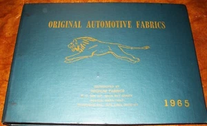 Buick Chevy Ford Plymouth 1965 Cadillac Dodge Pontiac Olds Mercury Fabric Manual - Imagen 1 de 6