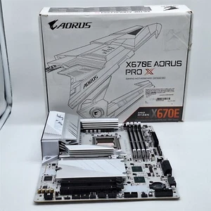 GIGABYTE X670E AORUS PRO X (AM5/ LGA 1718/ AMD/ X670E/ EATX/ DDR5) -NOT WORKING- - Zdjęcie 1 z 8