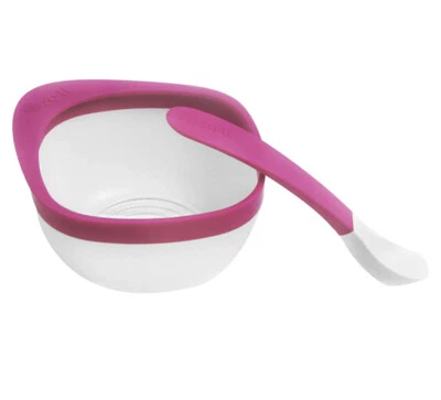 ZoLi MASH Kit de Cuenco y Cuchara, Rosa - BF14MSP001 Niños Bebé Cuenco Contenedores Foto 1 de 4