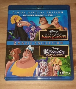 The Emperor's New Groove + Kronk's New Groove (Blu-Ray + DVD, juego de 3 discos) Disney - Imagen 1 de 4