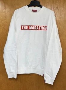 Nueva sudadera The Marathon Clothing TMC Nipsey Hussle para hombre blanca mediana - Imagen 1 de 3