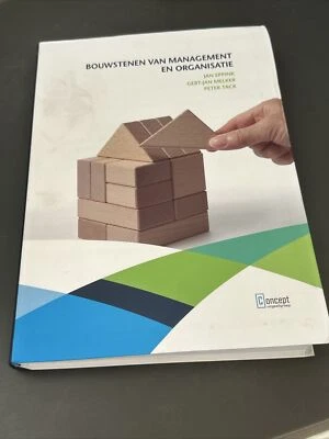 Bouwstenen Van Management En Organisatie - Building Blocks Of Management & Organ - Image 1 of 4