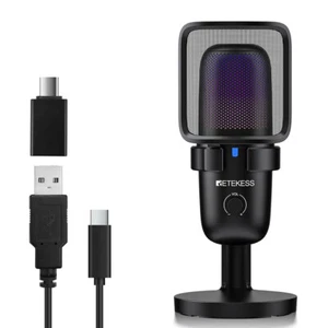 Retekess TG201 Micrófono Inalámbrico para Juegos Condensador USB Sistema de Transmisión en Vivo - Imagen 1 de 20