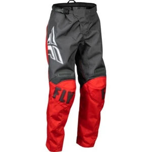 FLY RACING - YOUTH F-16 PANT RED/GREY SIZE Y-26 - Picture 1 of 2