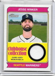 LOTTO JESSE WINKER:'23 TOPPS HERITAGE C.C. MAGLIA GIOCO USATA+2RC+17CARTE DIVERSE - Foto 1 di 1