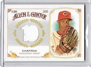 AROLDIS CHAPMAN 2015 TOPPS ALLEN & GINTER GAME USED JERSEY - Picture 1 of 1