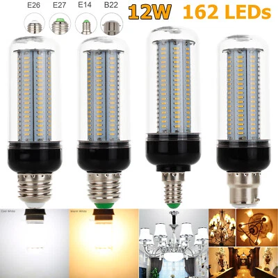 LED Corn Light Bulb 12W E27 E14 B22 Energy Saving White Lamp 3000K - 6500K 220V - Image 1 of 4