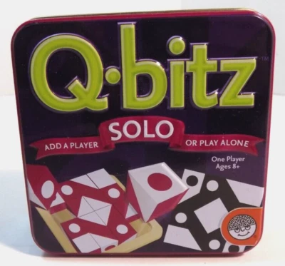Rompecabezas Juego Mindware Edición Magenta Solo Q-bitz en Lata - Completo Foto 1 de 4