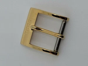 Vintage Original Rado 18kt Gelbgold vergoldet Schließe für Riemen mit 12mm Schließe - Bild 1 von 5