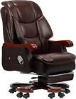 Kinnls Jones Massage Office Chair with Foot Rest Ergonomic Managerial Chairs