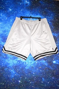 Nike Shorts Mens XL Silky Silver Black Dri-FIT Basketball Logo Athletic - Picture 1 of 8