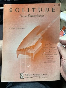 Partituras de colección J 1940 Norman Ellis/Duke Ellington 'Solitude' - Imagen 1 de 2