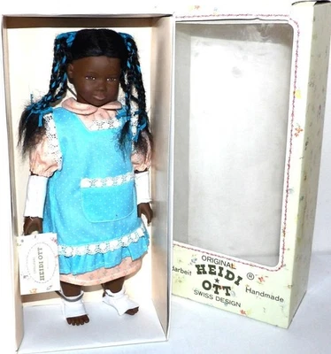 Muñeca de vinilo afroamericana de diseño suizo Heidi Ott Sadie Doll original de colección Foto 1 de 2