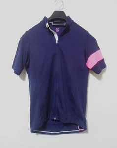 Rapha Women's Navy Blue Merino Wool Blend Classic Cycling Jersey Medium - Picture 1 of 10