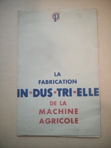 Dépliant ancien machine agricole  - Arthur THIAULT - VOUZON (41) - Foto 1 di 3