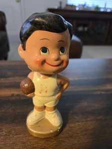 Vintage 60's JAPAN My Favorite Basketball Team Bobblehead Nodder - White Jersey - Picture 1 of 11