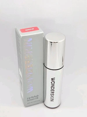 Aceite sérico de rehabilitación de labios Wonderskin en aceite de labios AMOUR, tamaño completo, fresco, nuevo, en caja Foto 1 de 4