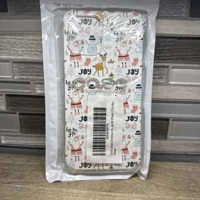 Nova Capa de Telefone Ultra Fina Fofa Desenho Animado Natal iPhone 12 Pro Max No Pacote - Imagem 1 de 4