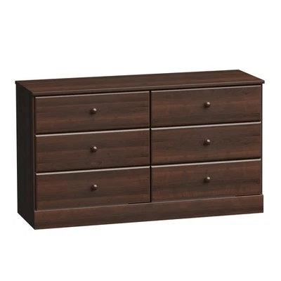 Prepac Astrid 6 Drawer Double Dresser For Bedroom, 16 D x 47.25 W 28. H, - Image 1 of 4