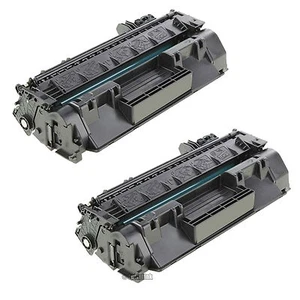 *2er Pack CF280A 80A Tonerkartusche passend für HP Laserjet Pro 400 M401A M401DW - Bild 1 von 1